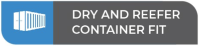 Dry and reefer container fit
